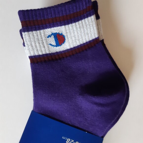 Champion Ankle Socks 3 Pack Purple - Picture 5 of 6